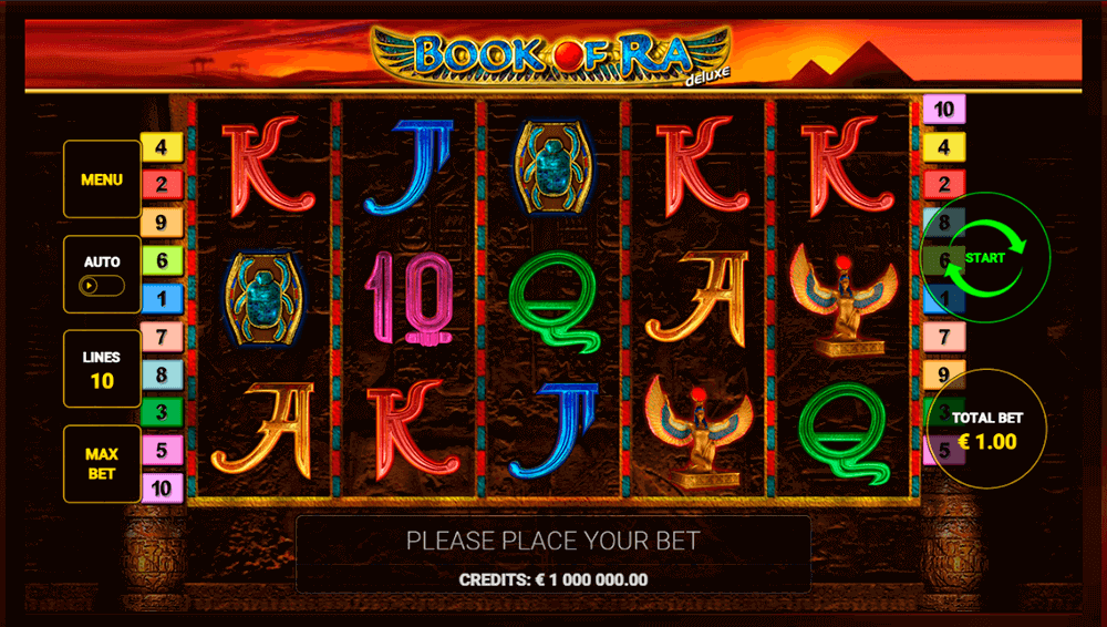 Мобильная версия Book of Ra Deluxe